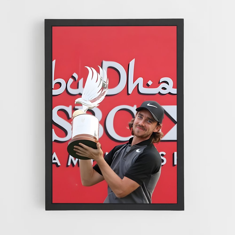 Poster Tommy fleetwood – affiche Golf (vue 2)
